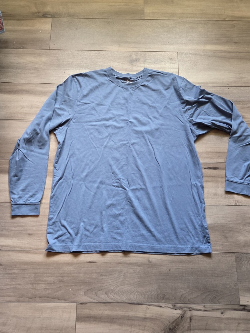 L.L. Bean Men's Long Sleeve Crewneck Shirt - Dusty Blue